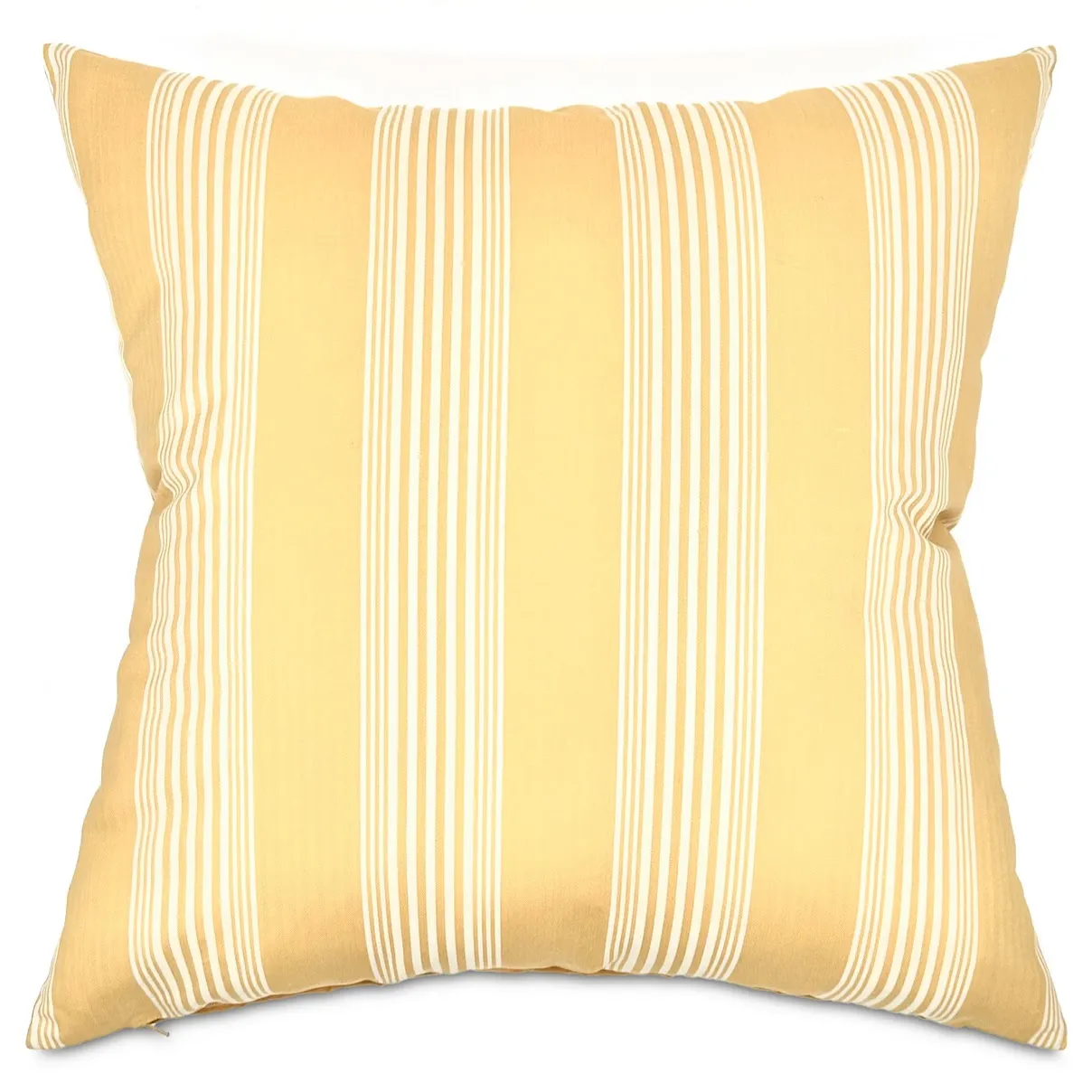 Yellow Traditional Stripe Throw Pillow Cover 22x22