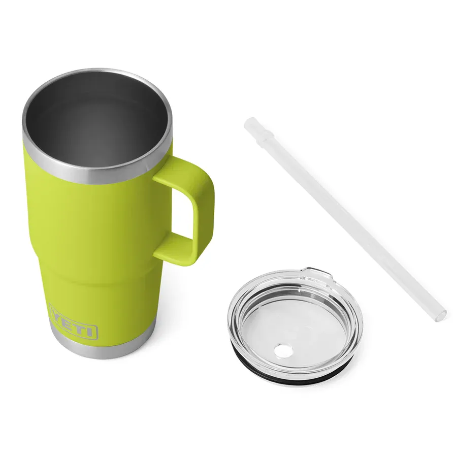 YETI 35 oz Rambler Straw Mug Chartreuse