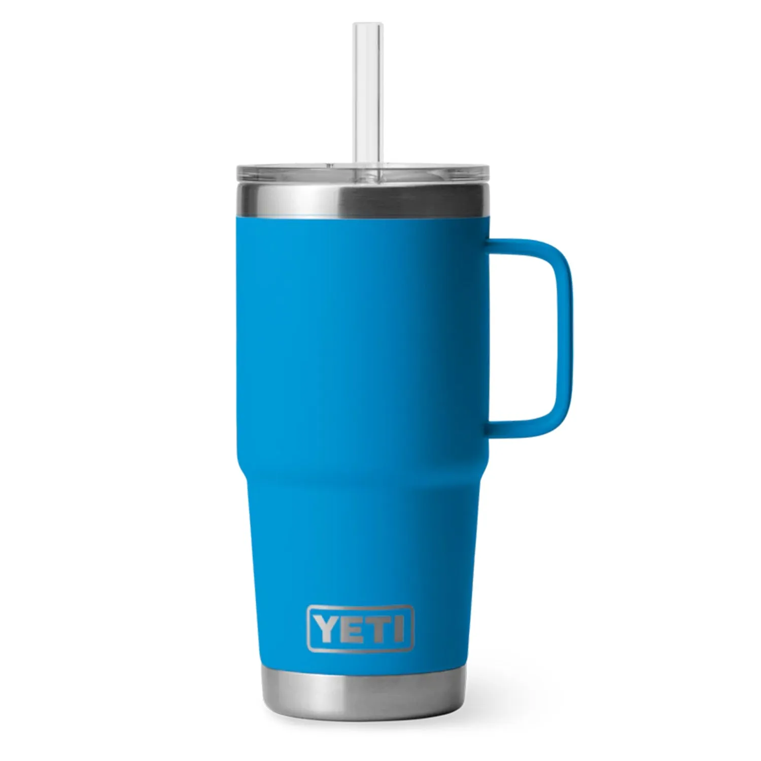 YETI Rambler 25 oz. Mug With Straw Lid, Big Wave Blue