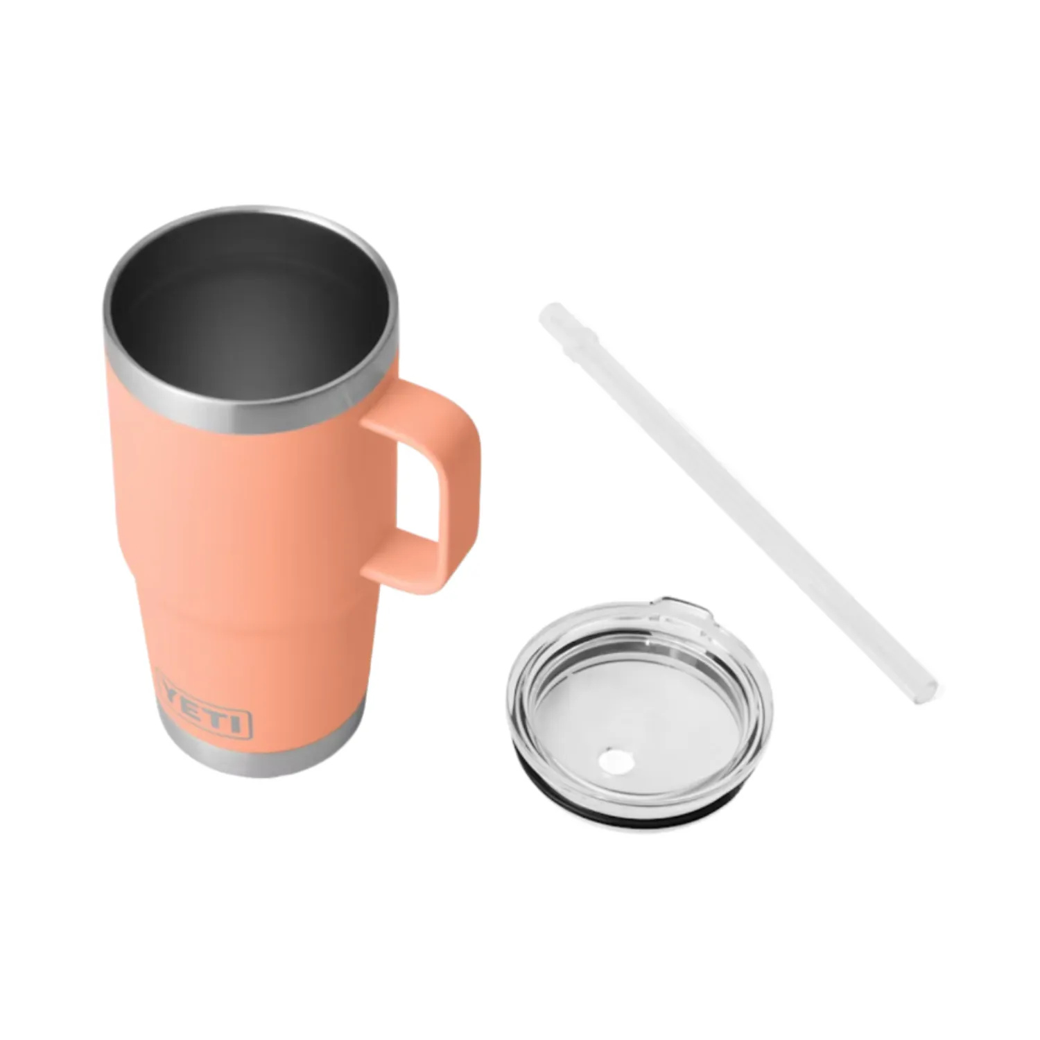 YETI Rambler 25 oz. Mug With Straw Lid, Low Country Peach