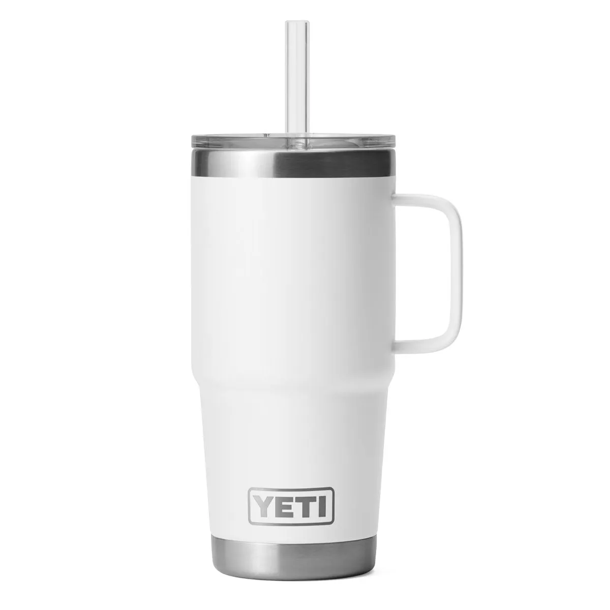 YETI Rambler 25 oz. Mug With Straw Lid, White