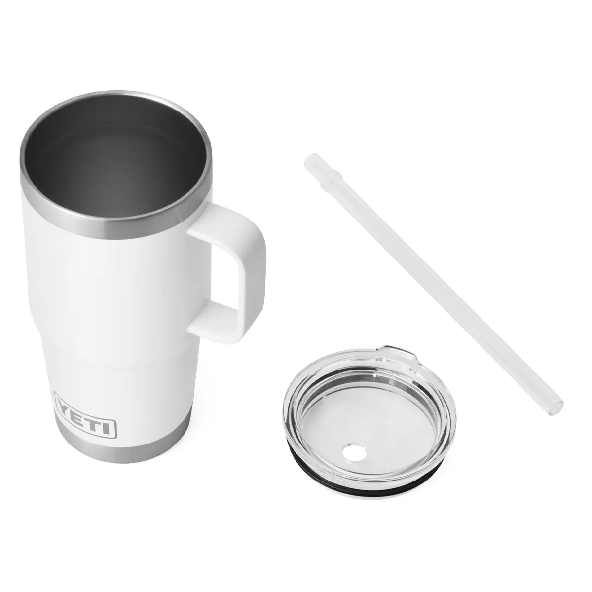 YETI Rambler 25 oz. Mug With Straw Lid, White