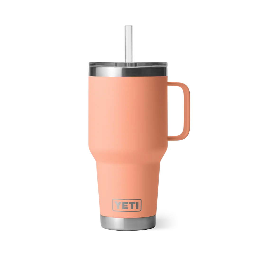 YETI Rambler Straw Mug 35oz Low Country Peach