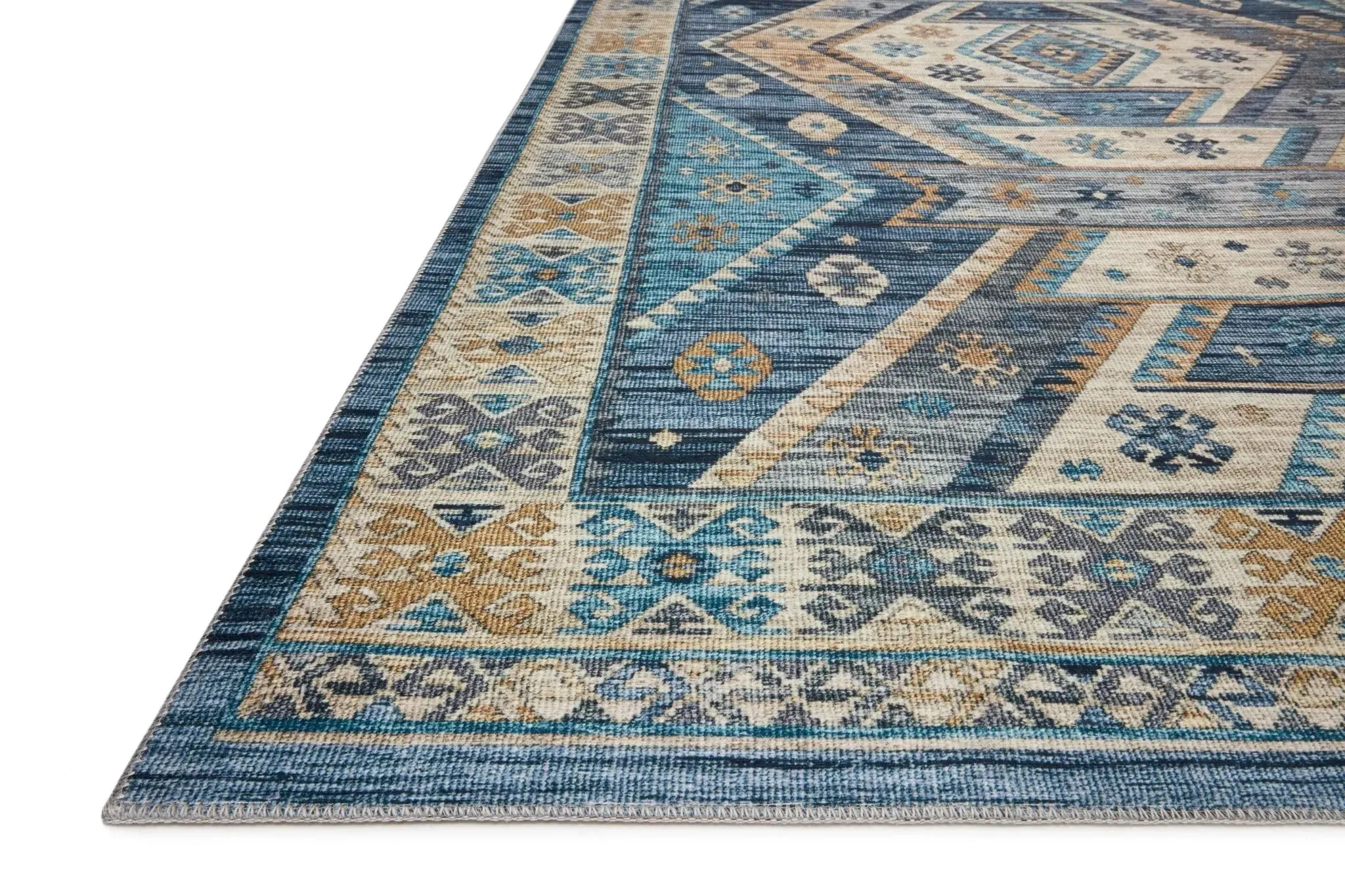 Zion Zio-02 Ocean/Gold Rug