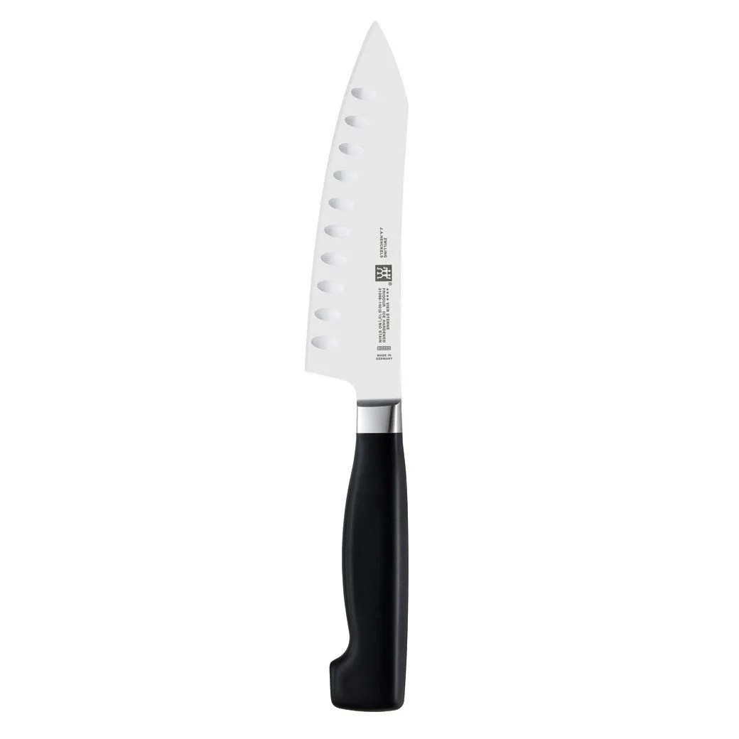 Zwilling J.A. Henckels Four Star Hollow Edge Rocking Santoku Knife